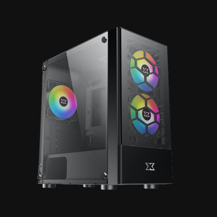 Boîtier Xigmatek OREO ARGB - M-ATX, 3 ventilateurs