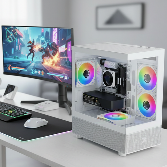 DSGate PC Gamer M5-I • Intel I5 10500 4,5 GHz • RTX 3050 • 16 Go RAM DDR4 • 512 Go SSD • Windows 11 • WiFi
