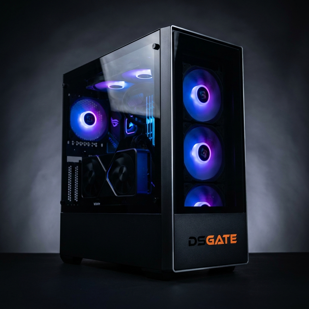 Test DSGate Cloud LCD V R7 7700X RTX 5070 - PC Gamer assemblé en France