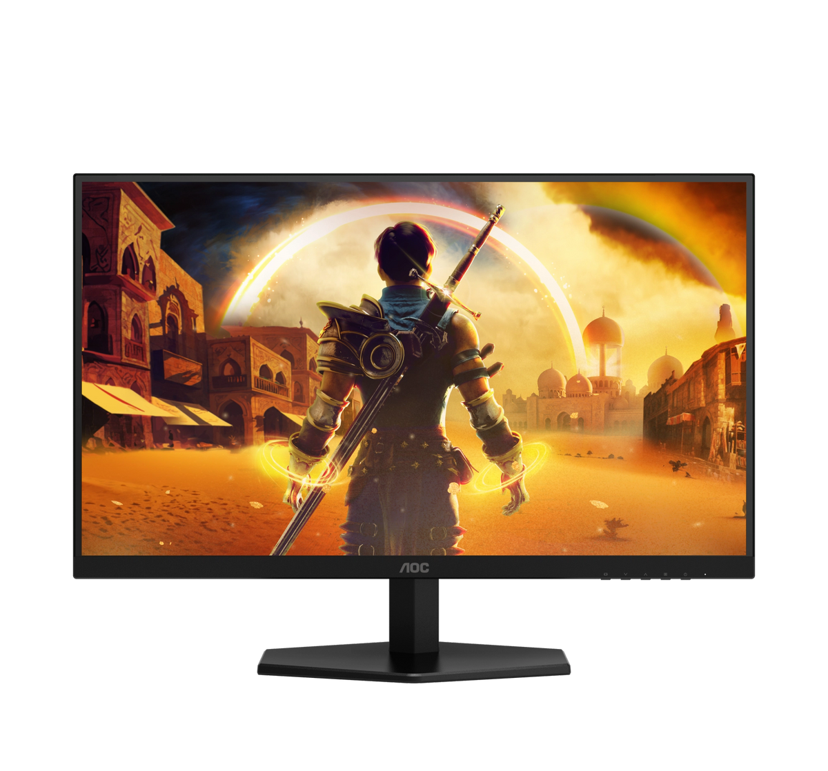 Écran PC Gamer 27" AOC Gaming Q27G42XE - Quad HD 1440p 180Hz - Fast IPS 1ms - HDR10 - Haut-parleurs - Noir/Rouge