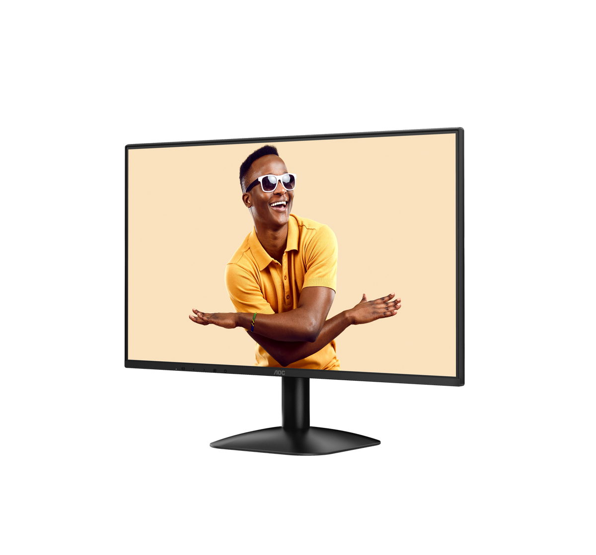 Écran PC 24" AOC Basic B3 24B31H - Full HD 1080p 120Hz - HDMI/VGA - Haut-parleurs - Noir