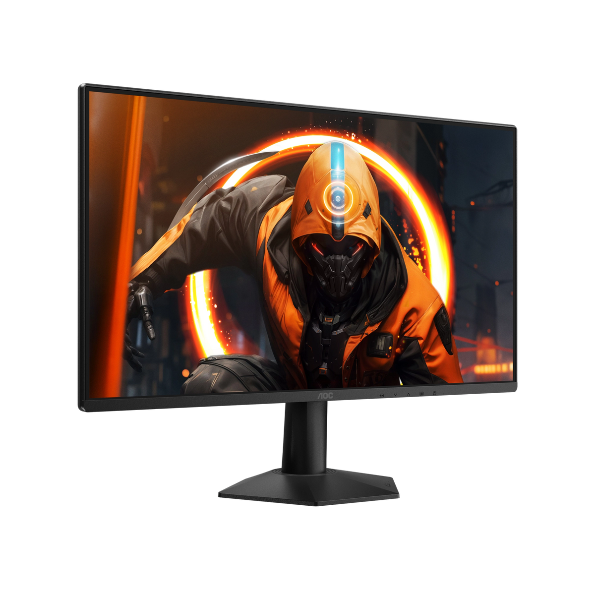 AOC 24G50F - vue arrière avec pied e-sport