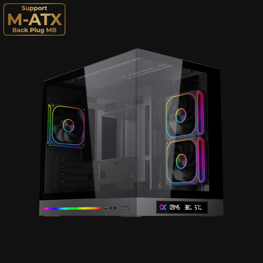 Boîtier PC mini-tour Micro-ATX - XIGMATEK - Cloud M DGT Black