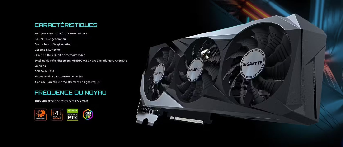 Gigabyte RTX 3070 Gaming OC 8G