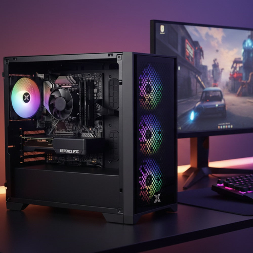 DSGate PC Gamer M5-II • Intel I5 10500 4,5 GHz • RTX 2060 • 16 Go RAM DDR4 • 512 Go SSD • Windows 11 • WiFi