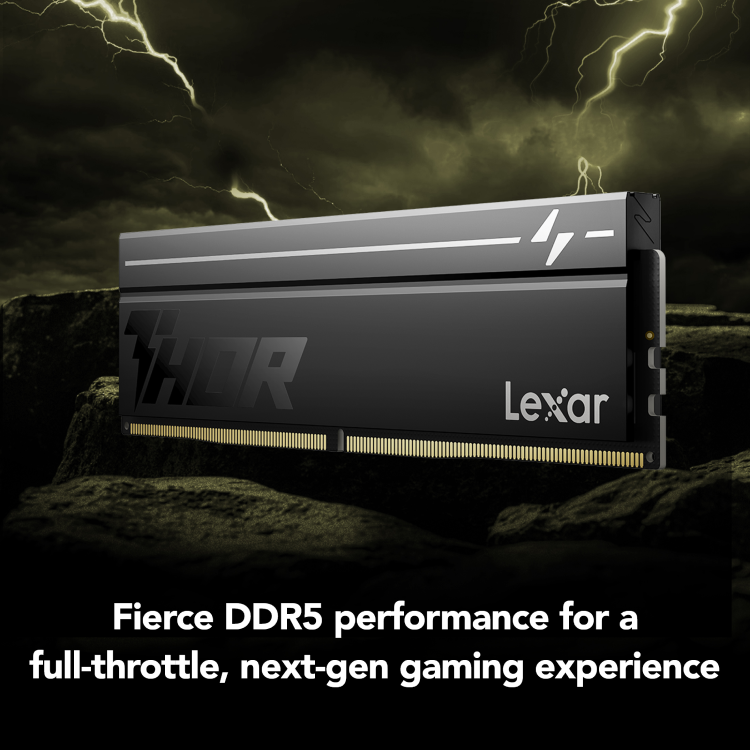 Kit Lexar Thor 2nd Gen DDR5 2x8 Go 6000 MT/s