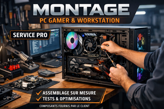Montage PC Gamer & Workstation – Service Professionnel Sur Mesure