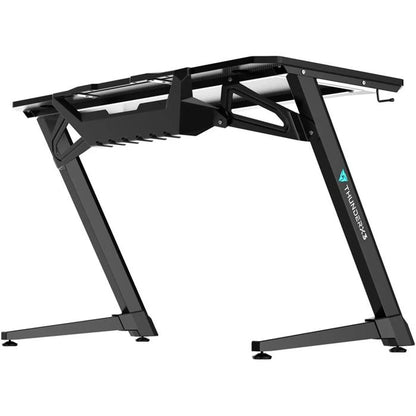 Bureau gaming ThunderX3 ED3 - plateau fibre de carbone, passe-câbles, support casque (Noir) - vue 6