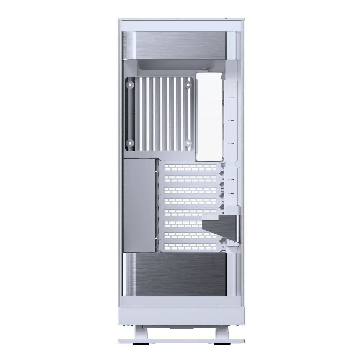 Boîtier Phanteks Evolv X2 blanc, vue de face – photo fabricant