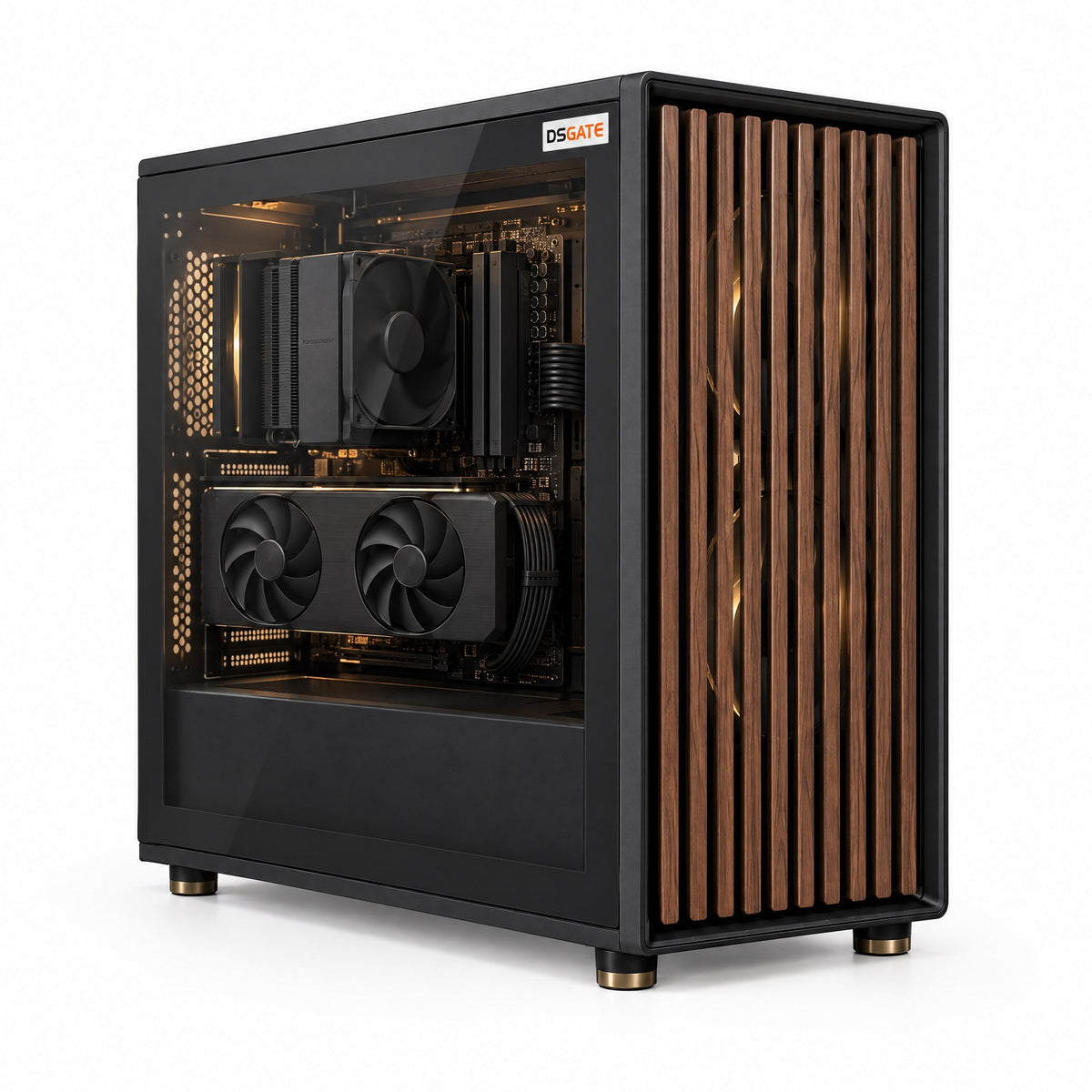 Visuel d'illustration – PC gamer DSGate en boîtier Fractal Design North noir