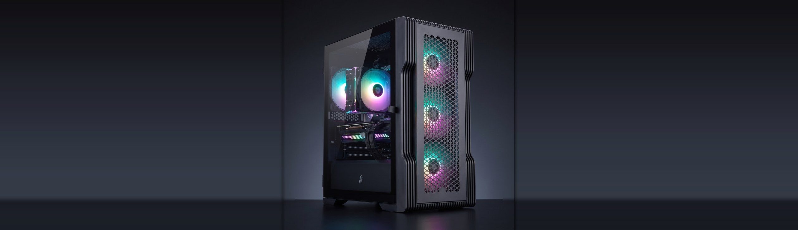 PC gamer DSGate T3-G noir RGB - slide accueil