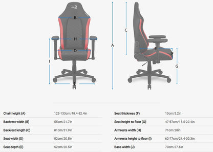 Fauteuil gaming AeroCool Crown Leatherette - similicuir, accoudoirs 2D, inclinable 180° - vue 6