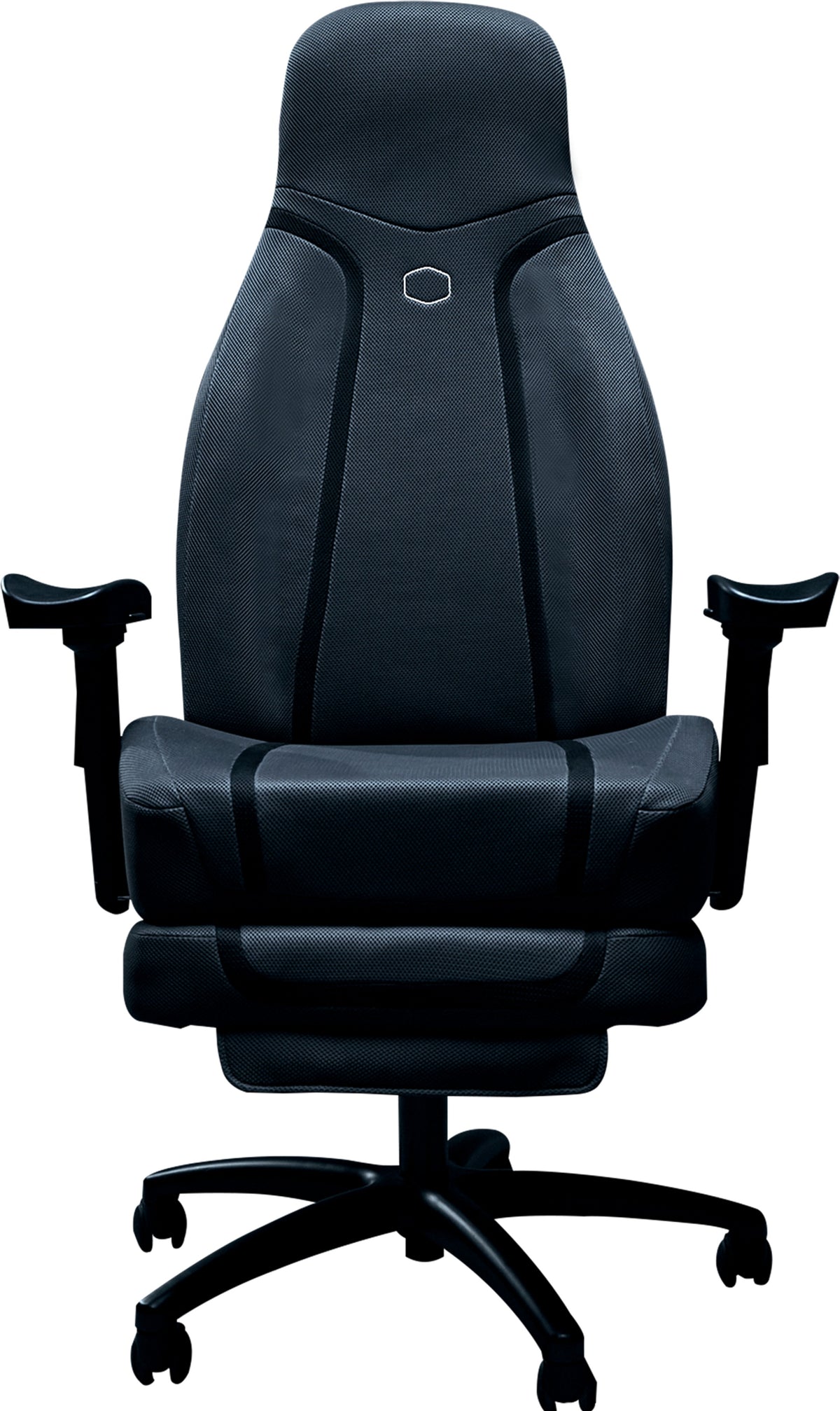 Fauteuil gaming Cooler Master Synk X - retour haptique immersif, sans fil, repose-jambes (Noir) - vue 1