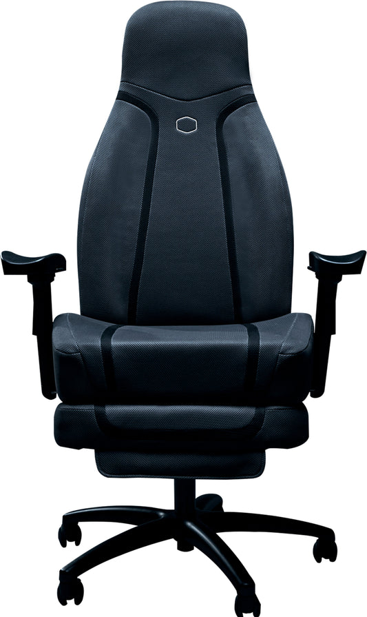 Fauteuil gaming Cooler Master Synk X - retour haptique immersif, sans fil, repose-jambes (Noir) - vue 1