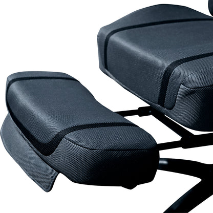 Fauteuil gaming Cooler Master Synk X - retour haptique immersif, sans fil, repose-jambes (Noir) - vue 4