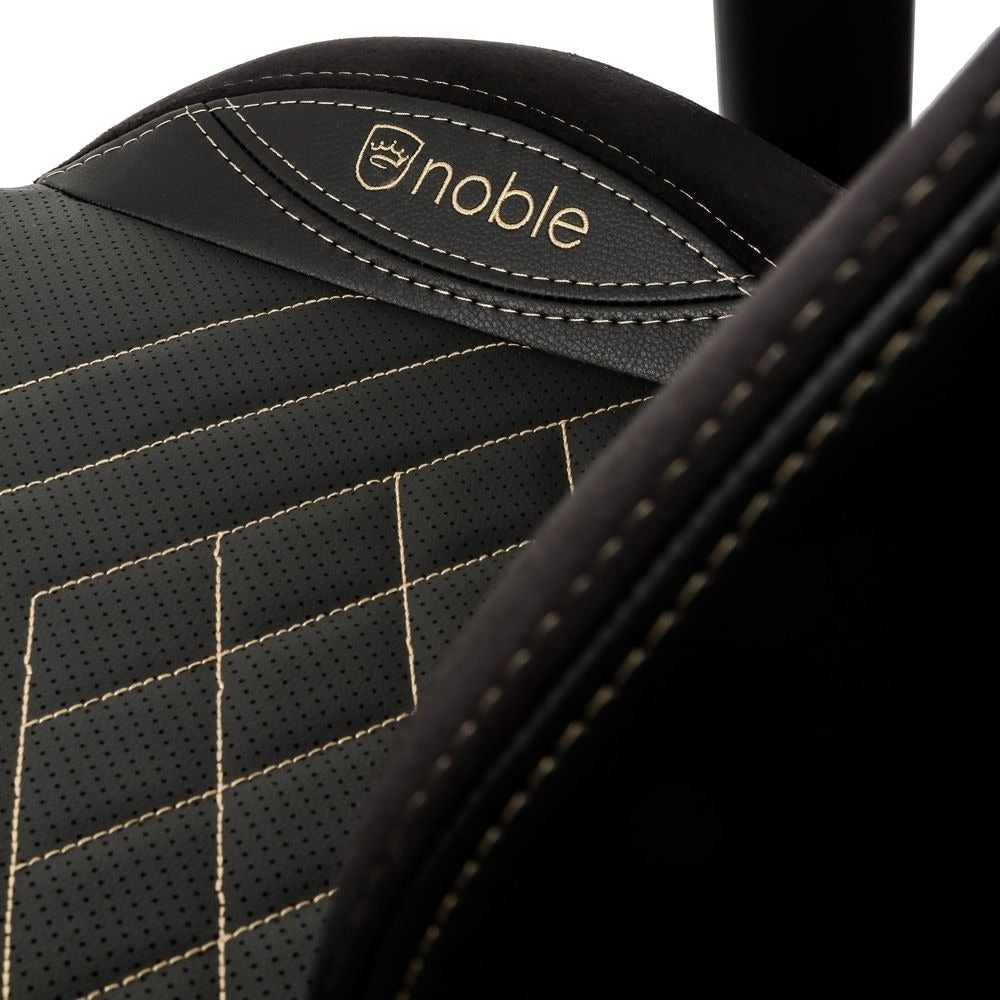 Fauteuil gaming noblechairs EPIC - similicuir PU, accoudoirs 4D, inclinable 135° (Noir/Or) - vue 2