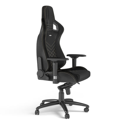 Fauteuil gaming noblechairs EPIC - similicuir PU, accoudoirs 4D, inclinable 135° (Noir/Or) - vue 5