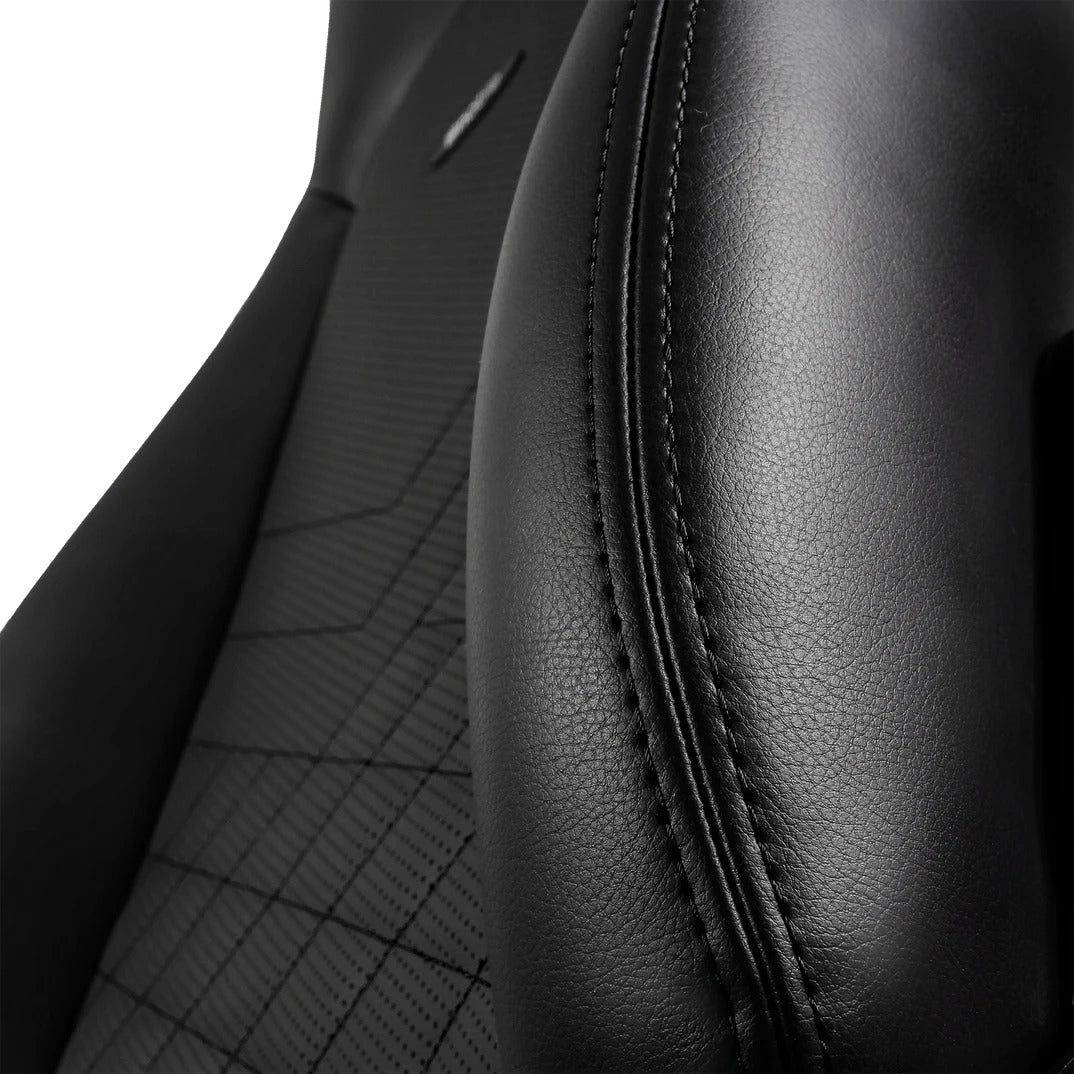 Fauteuil gaming noblechairs ICON - similicuir PU, accoudoirs 4D, inclinable 135° (Noir/Or) - vue 1