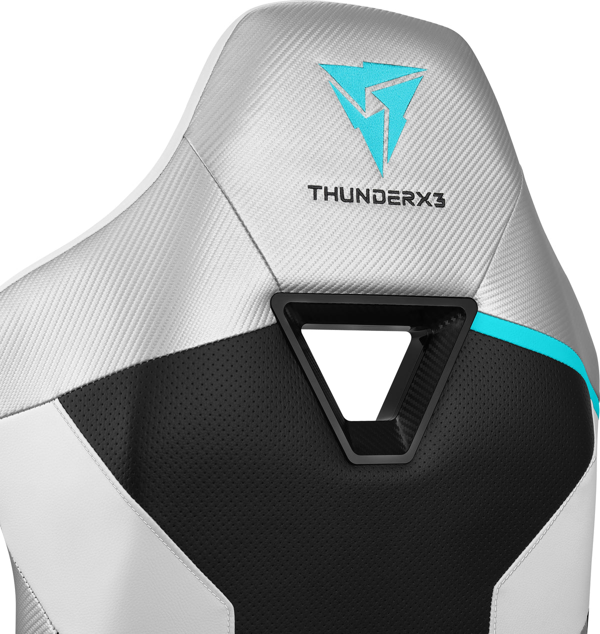 Fauteuil gaming ThunderX3 TC3 MAX - tissu respirant, accoudoirs 4D, inclinable (Noir/Blanc/Gris/Bleu) - vue 5