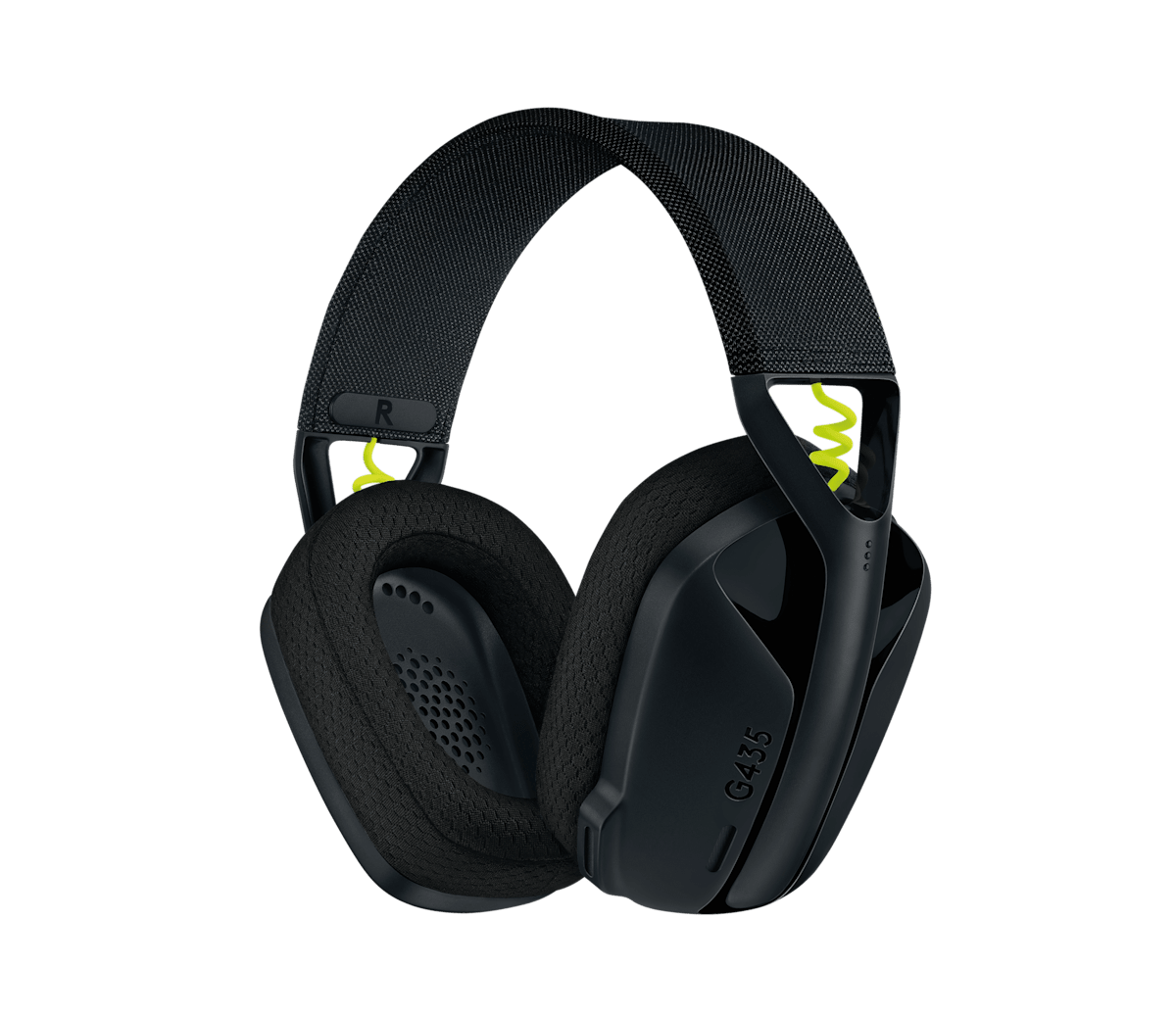 Casque Gaming sans fil Logitech G435 Lightspeed Noir/Jaune