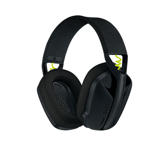 Casque Gaming sans fil Logitech G435 Lightspeed Noir/Jaune