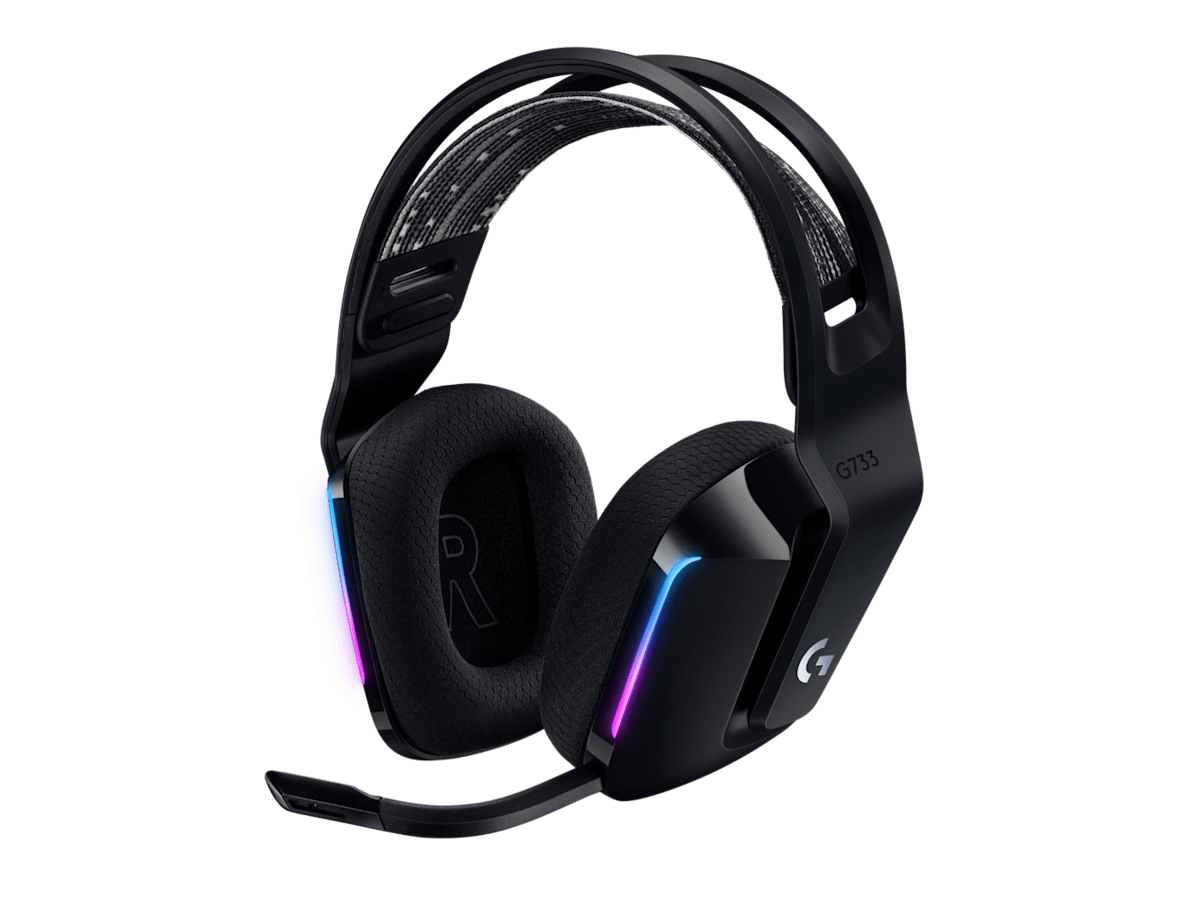 Casque Gaming sans fil Logitech G733 Lightspeed RGB Noir