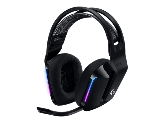 Casque Gaming sans fil Logitech G733 Lightspeed RGB Noir