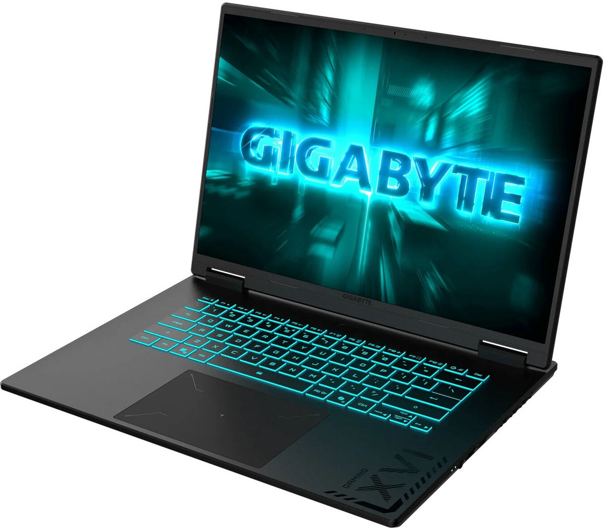 Gigabyte Gaming A16 RTX 5060 - vue 3/4 ouvert