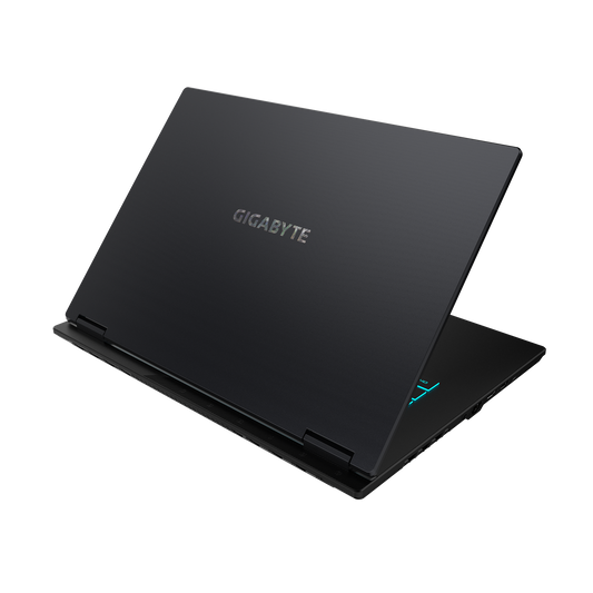 Gigabyte Gaming A16 Pro RTX 5070 Ti - capot fermé, vue arrière