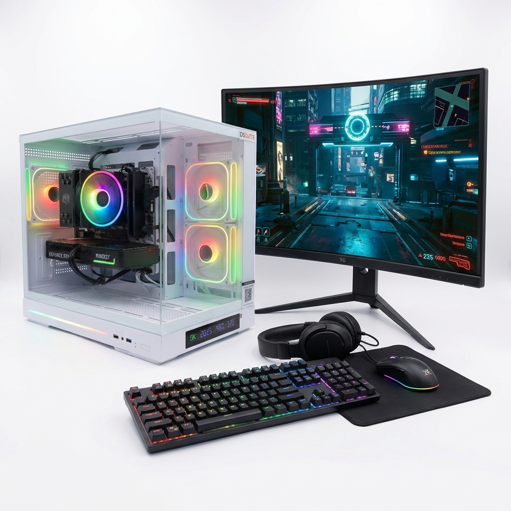 Pack DSGate M6-IV Cloud Q i5-12400F combo gaming