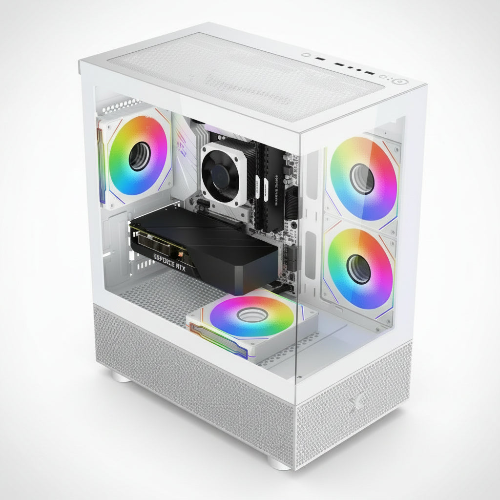 DSGate PC Gamer M7 - AMD Ryzen 5 5500 - Intel Arc B580 12 Go