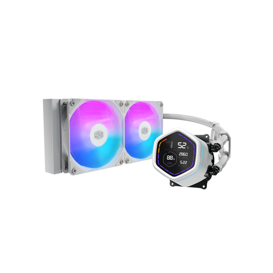 Cooler Master MasterLiquid Core Nex Digital 240 Blanc