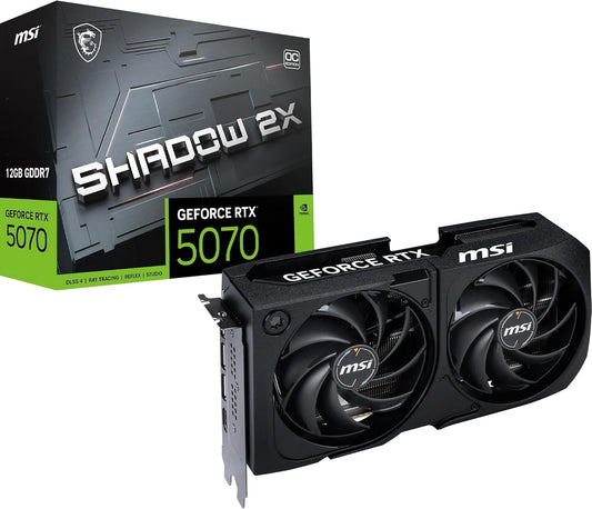 MSI GeForce RTX 5070 Shadow 2X OC – 12 Go GDDR7