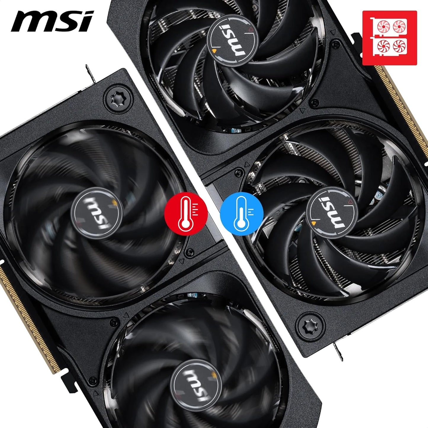 MSI GeForce RTX 5070 Shadow 2X OC – 12 Go GDDR7