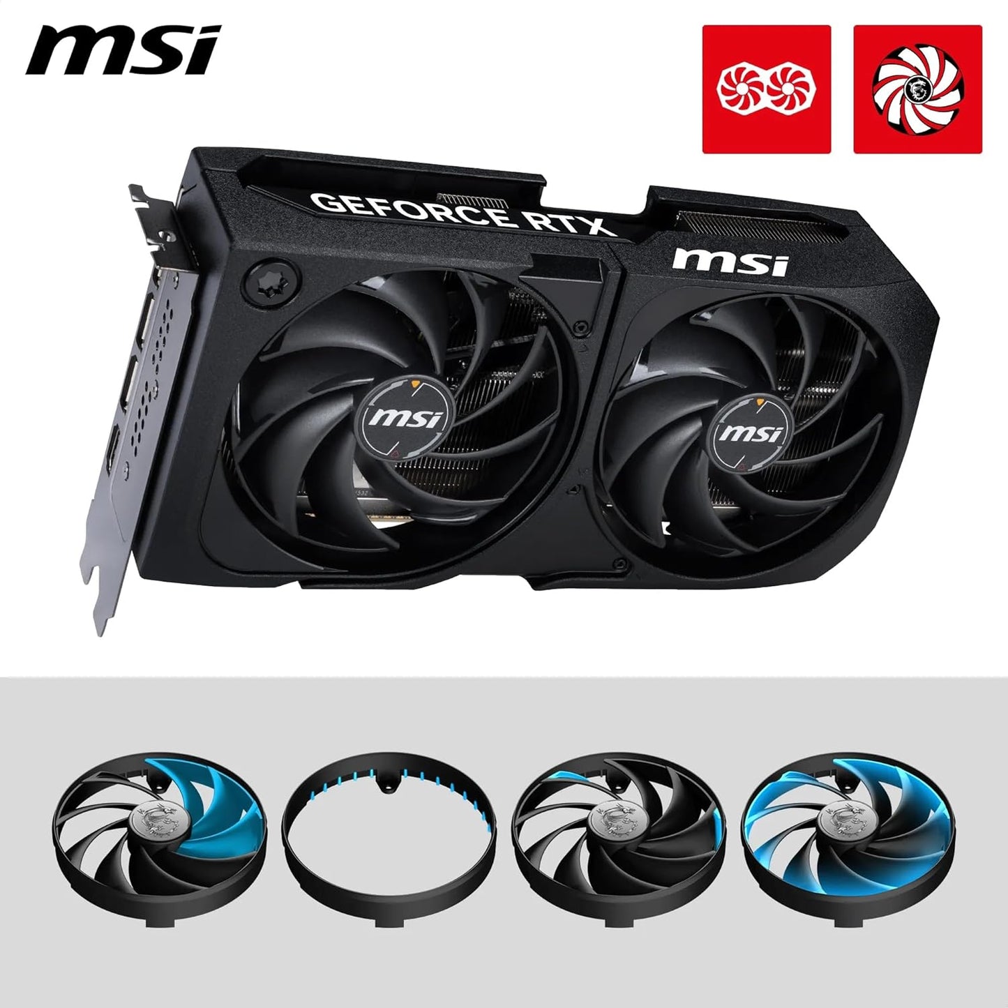MSI GeForce RTX 5070 Shadow 2X OC – 12 Go GDDR7