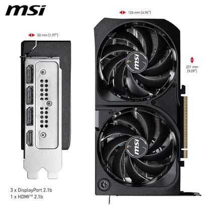 MSI GeForce RTX 5070 Shadow 2X OC – 12 Go GDDR7