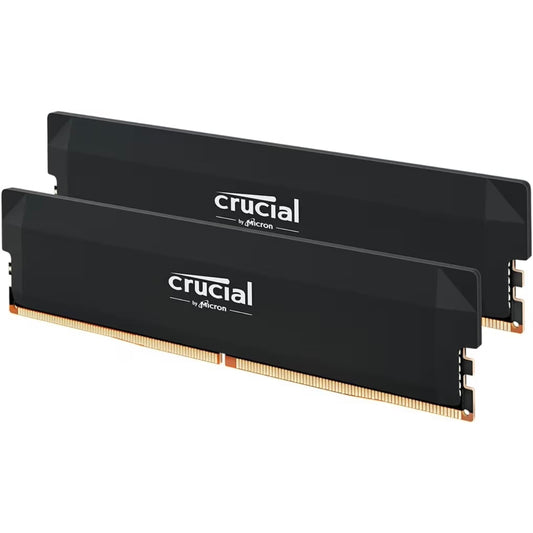 RAM Crucial Pro DDR5 32GB (2×16GB) 6000MHz CL36 – Intel XMP 3.0 / AMD EXPO - Noir