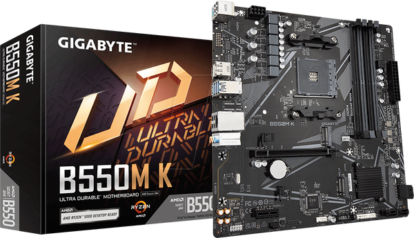 Carte mère Gigabyte B550M K (AM4)