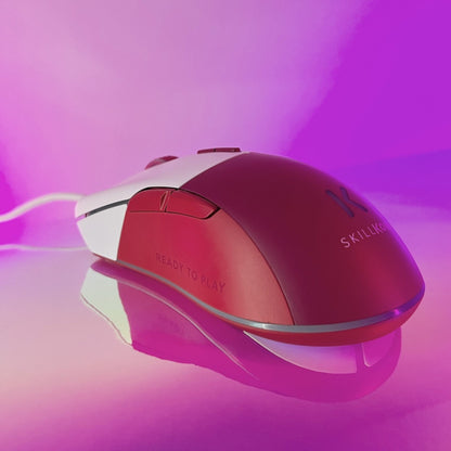 Souris gaming Skillkorp M5 ECO Magenta - mise en situation