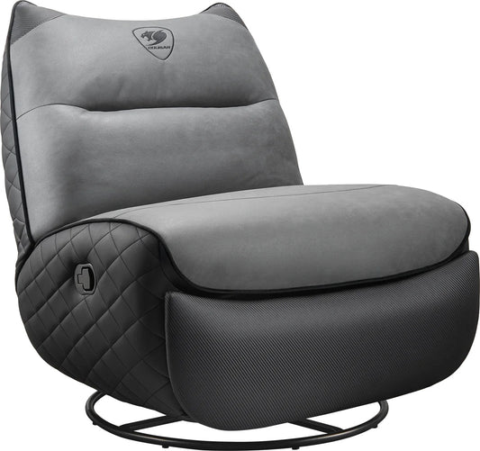 Sofa gaming Cougar Overlord Neo - inclinable, repose-pieds, rotation 360° (Gris) - vue 1
