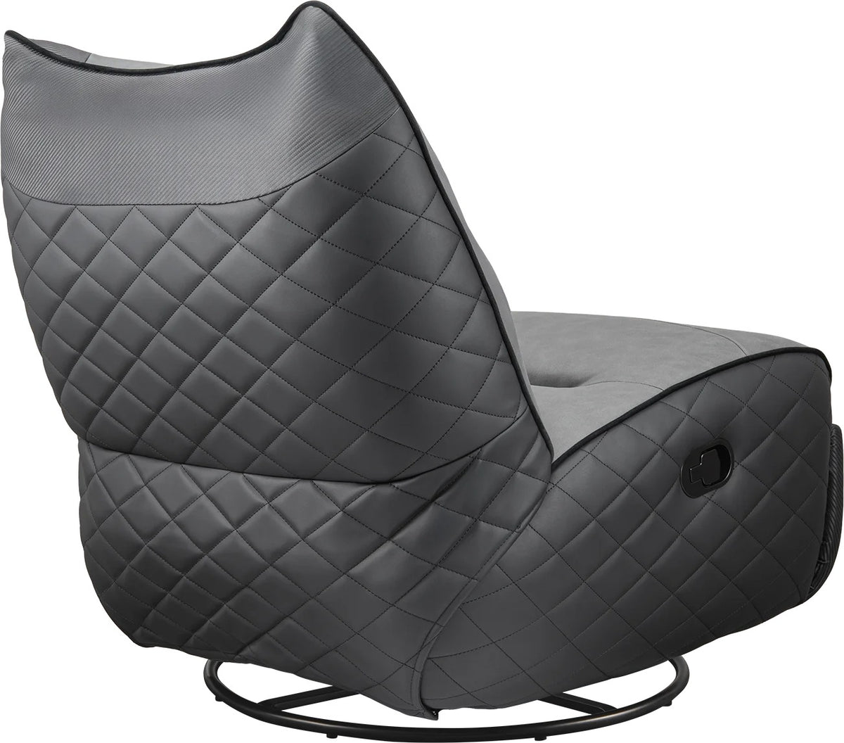Sofa gaming Cougar Overlord Neo - inclinable, repose-pieds, rotation 360° (Gris) - vue 4